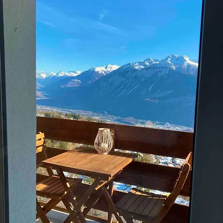 Appartement Ferienstudio Mit Herrlicher Berg- Und Talsicht Crans-Montana