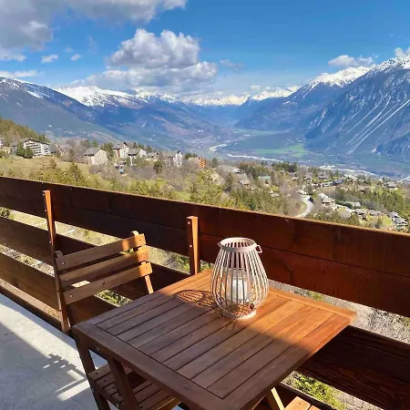 Daire Ferienstudio Mit Herrlicher Berg- Und Talsicht Crans-Montana