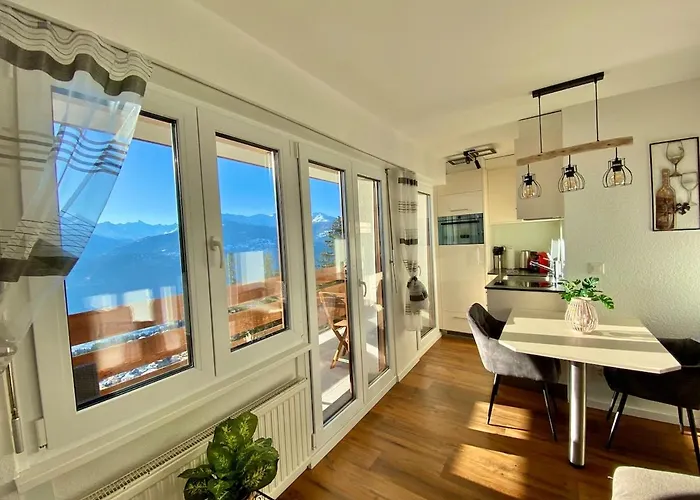 Ferienstudio Mit Herrlicher Berg- Und Talsicht * Crans-Montana