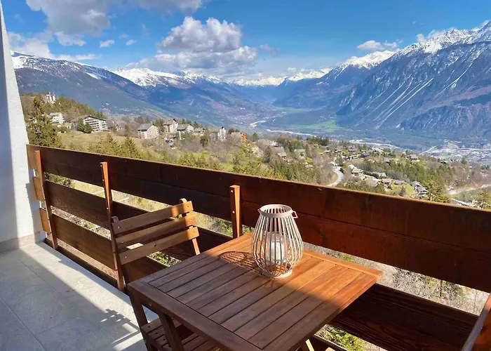 Apartman Ferienstudio Mit Herrlicher Berg- Und Talsicht Crans-Montana