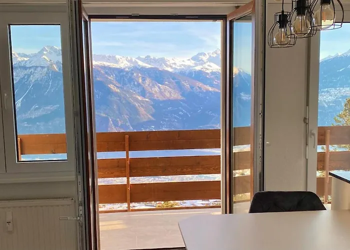 Ferienstudio Mit Herrlicher Berg- Und Talsicht Crans-Montana