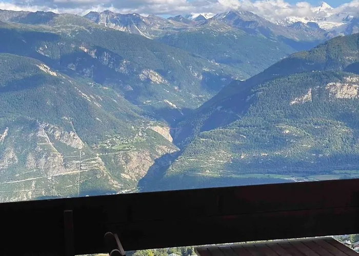 Daire Ferienstudio Mit Herrlicher Berg- Und Talsicht Crans-Montana